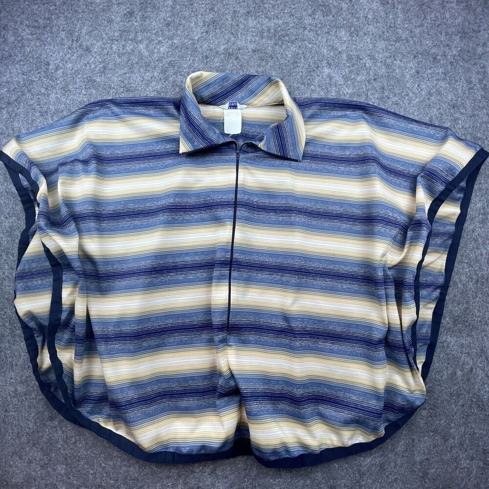 Vintage Tomorrow's Dream Blouse Women Large/XL Oversized Flowy Pancho Boho Retro